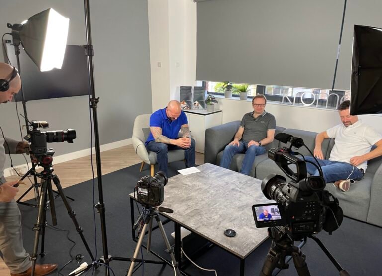 Corporate photography of a team